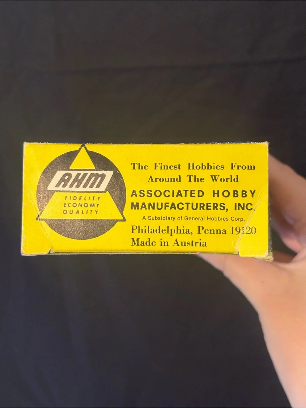 Vintage AHM HO Scale CNJ Alco C424 Diesel Locomotive 1540 Boxed